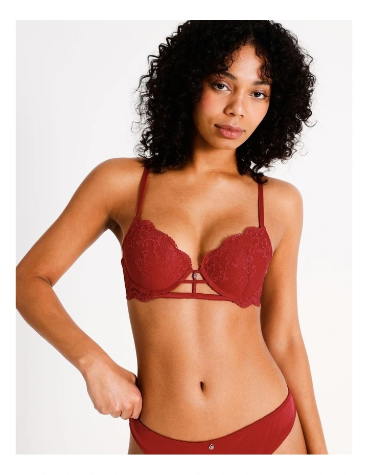 Rhode Plunge Push Up in Red