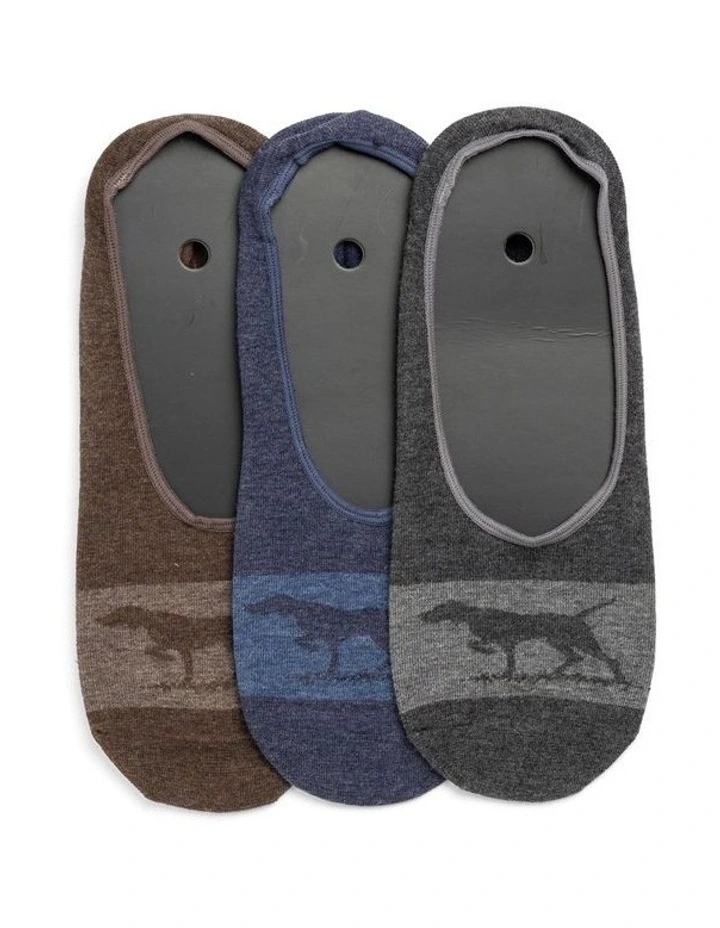Gunner Lo Show Sock 3 Pack in Dark Wash