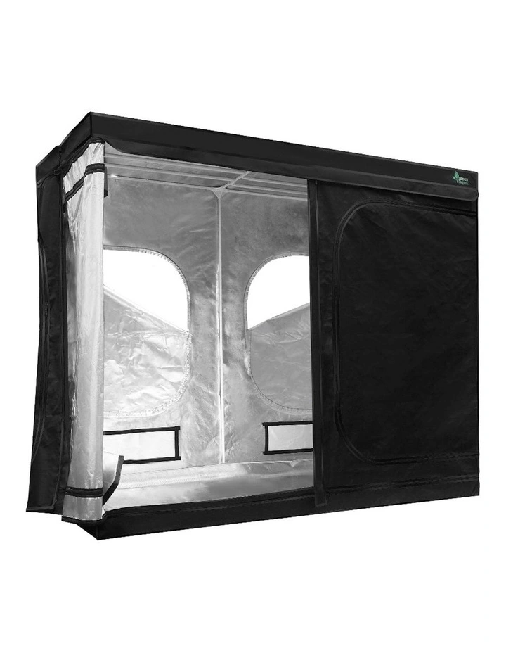Hydroponics Grow Tent Kits 2.4mx1.2mx2m in Black
