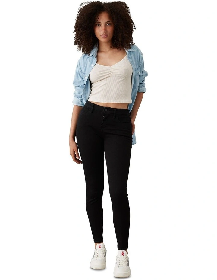 Dream Curvy High-Waisted Jegging in True Black