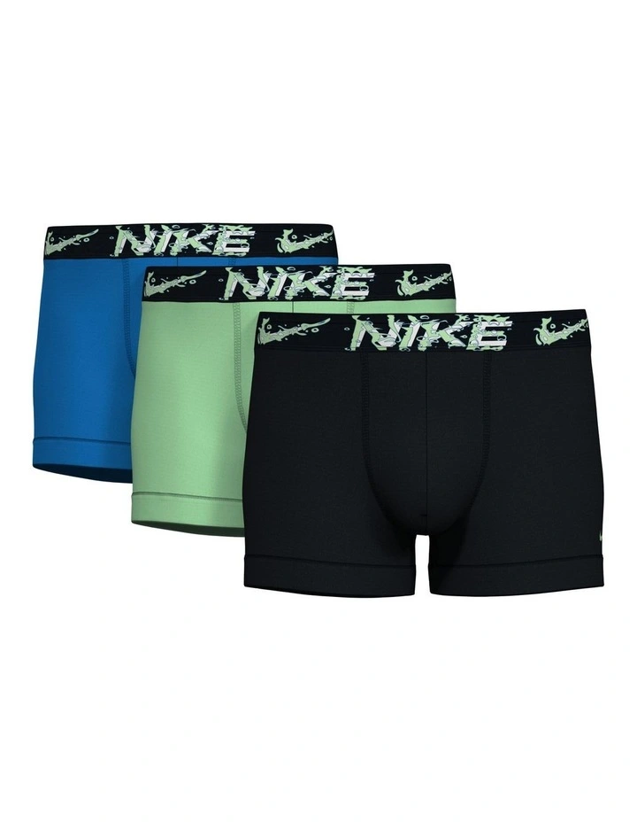 Dri Fit Essential Micro Trunks 3 Pack in Multi