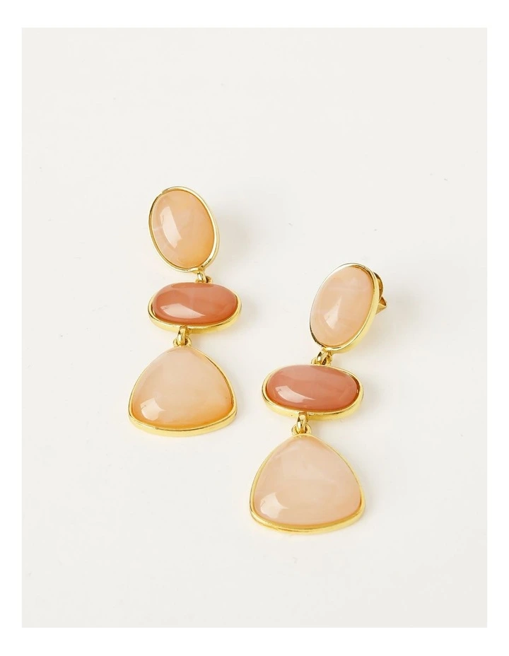 Stones Earring in Pink