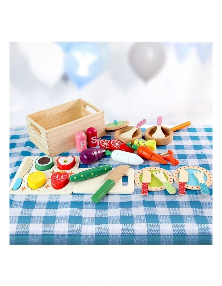 Learn and Play Kitchen Wooden Utensils