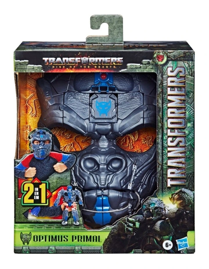 Rise of the Beasts Optimus Primal 2-in-1 Converting Mask