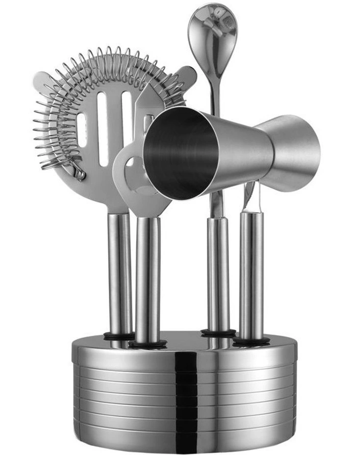 Cocktail and Co Sterling Set 5 Piece Gift Boxed in Stainless Steel