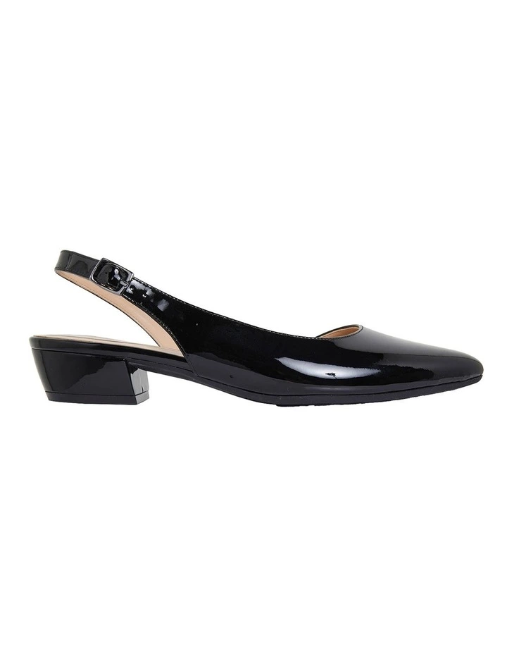 Ramsey Black Patent Heeled Shoes