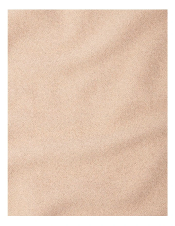 Aurora Premium Wool Scarf in Camel