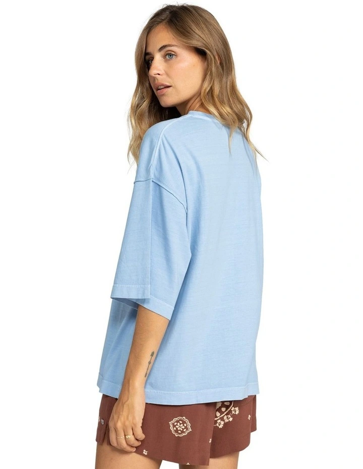 Sweet Shine Oversized T-shirt Bel Air Blue