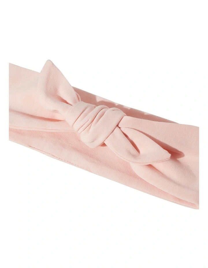 Fabric Headband In Dusty Rose