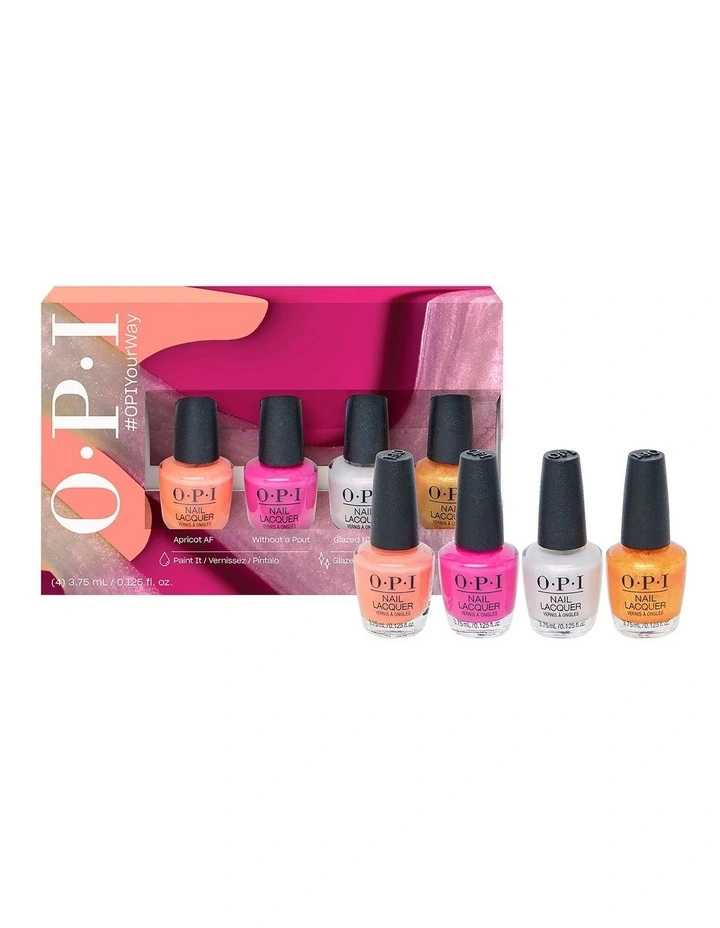 Your Way Nail Lacquer Mini 4 Piece Gift Set 4x3.75ml