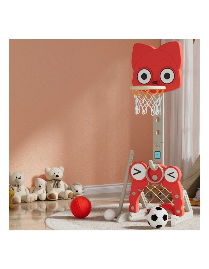 5-in-1 Adjustable Basketball Hoop Set