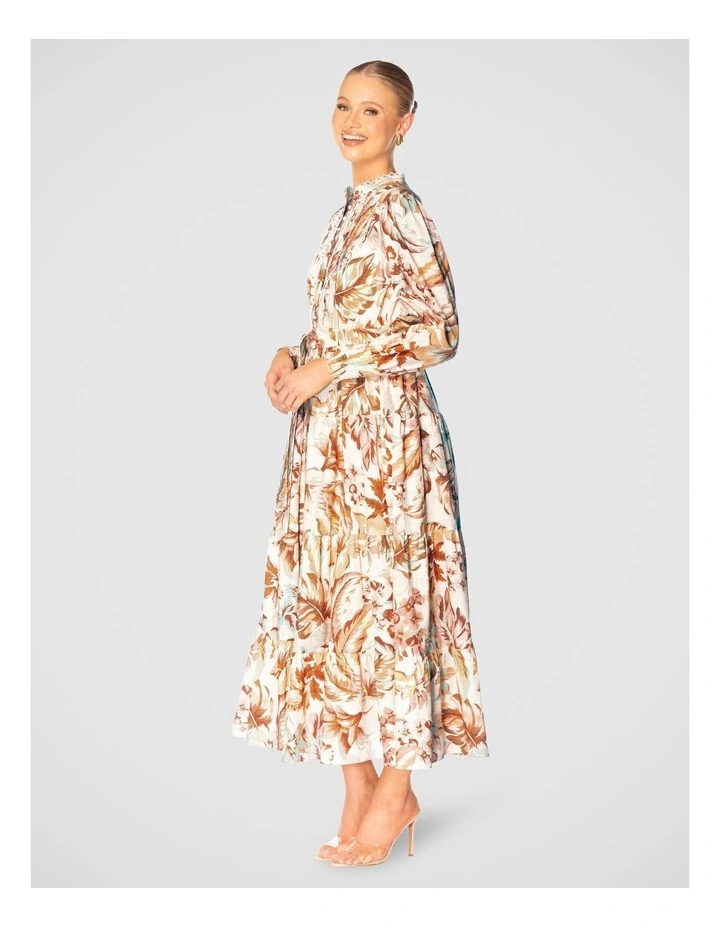 Rhodes Button Down Dress in Multi