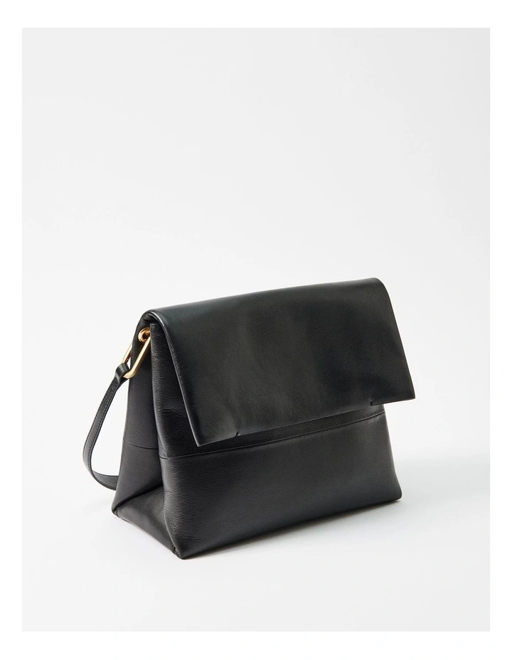 The Marcelle Leather Bag in Black