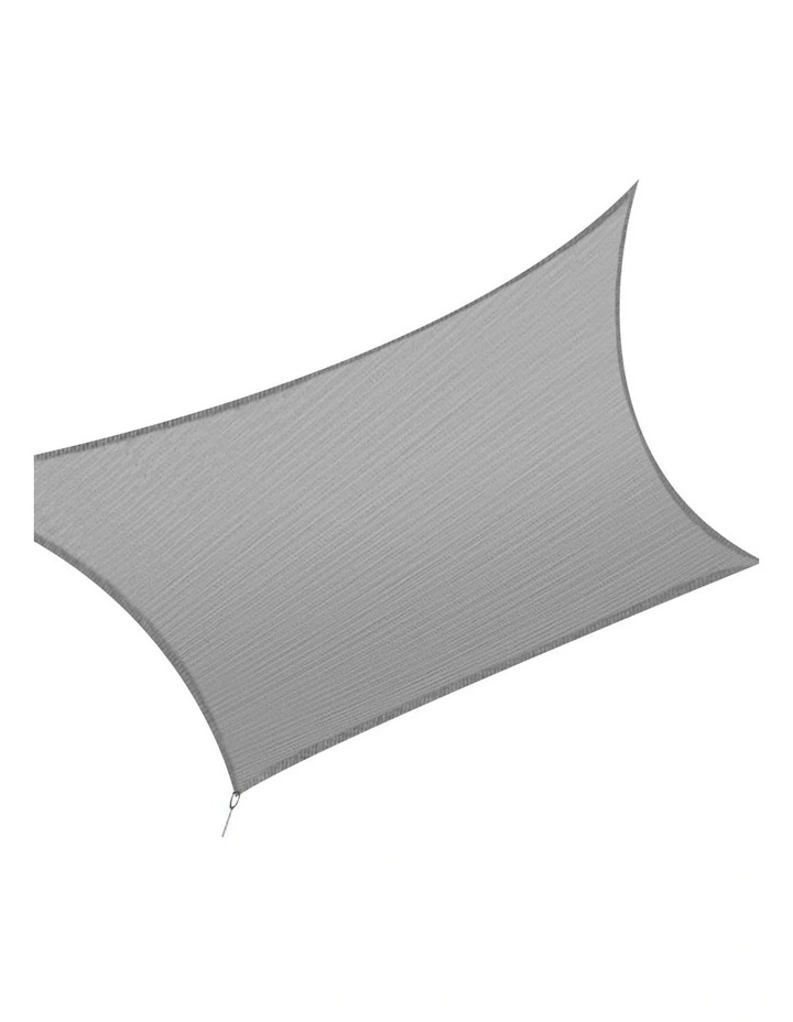 Rectangle Sun Shade Sail 5x3m in Charcoal