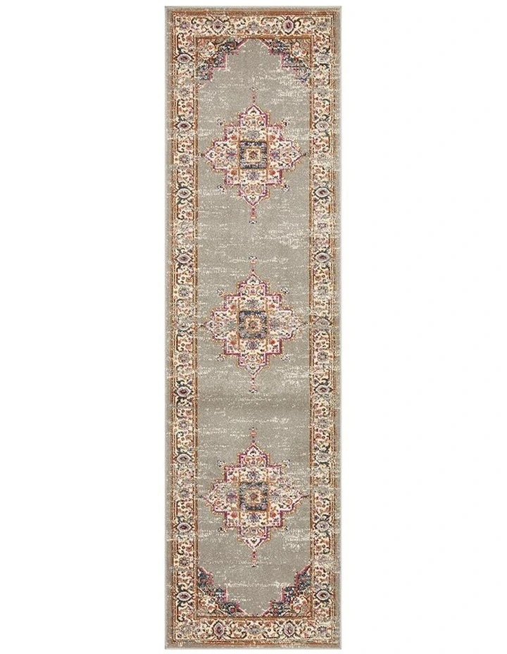 Babylon 211 Runner Rug in Grey