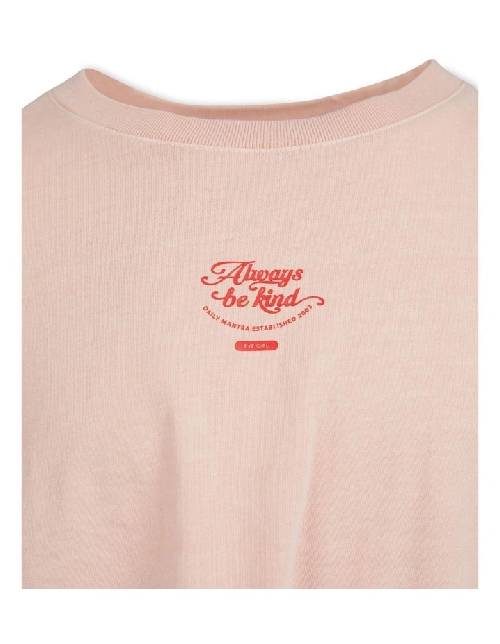 Kind Is Better Tee (8-16 Years) in Pink