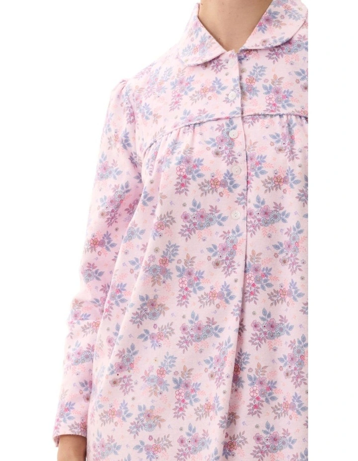 Flannelette Nightie in Pink