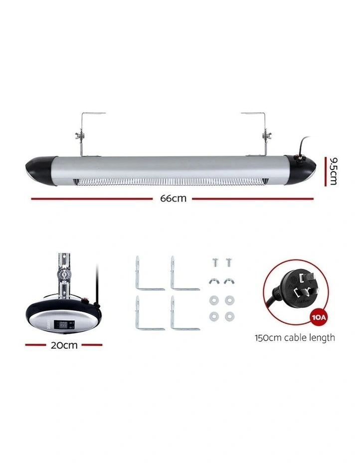 Electric Strip Radiant Heater 1500W