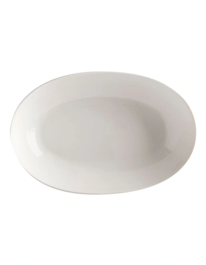Basics Oval Bowl 30x20cm in White