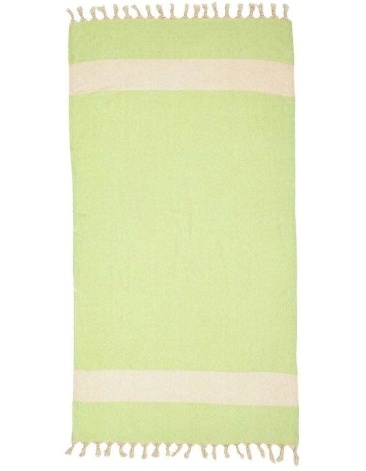 Turkish Towel in Neon Green