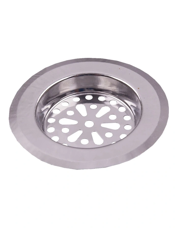 Stainless Steel Sink Strainer in Silver