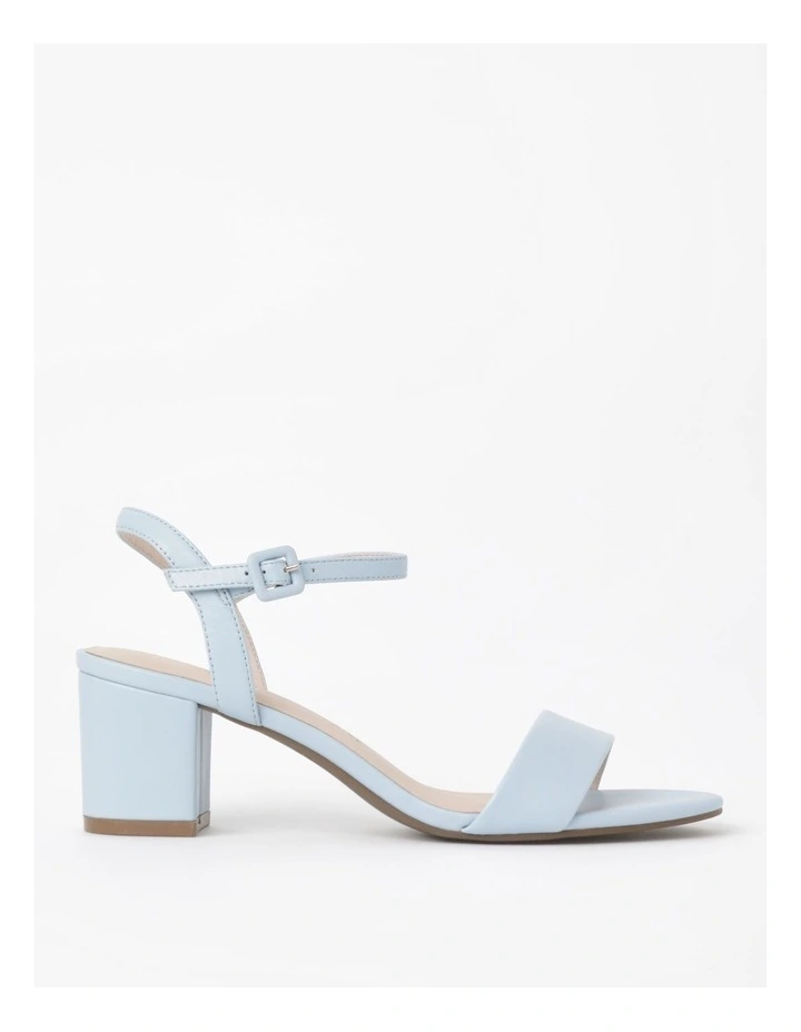 Roma Sandal in Dusted Blue Leather