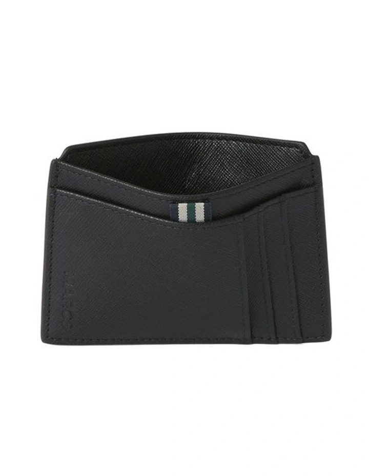 Hudson Leather Card Holder in Black