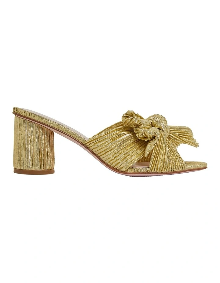 Surge Gold Metallic Sandals