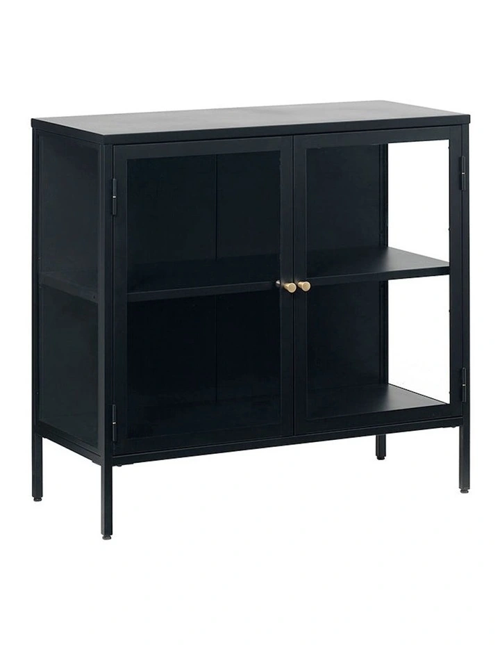 Carmel 2 Doors Sideboard 90cm in Black