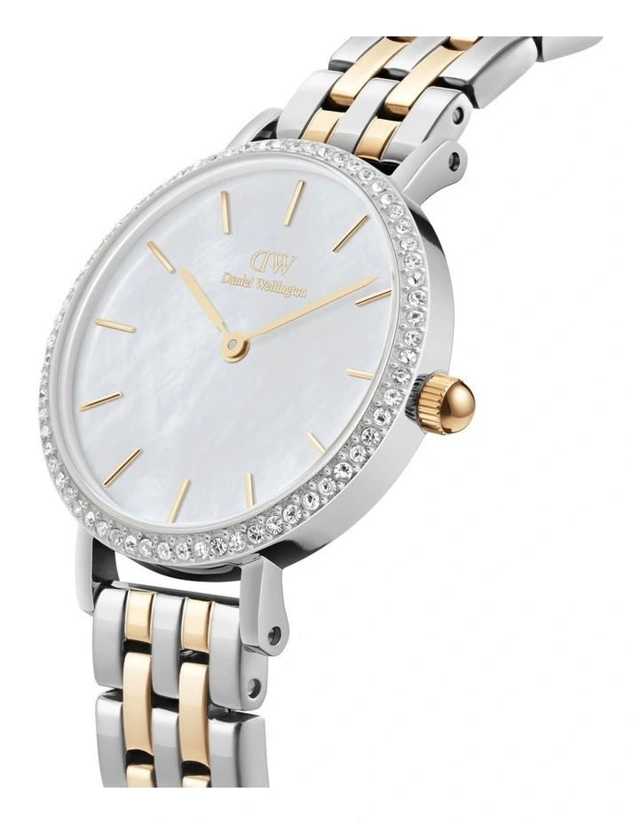 Petite Lumine Stainless Steel Watch in Two Tone