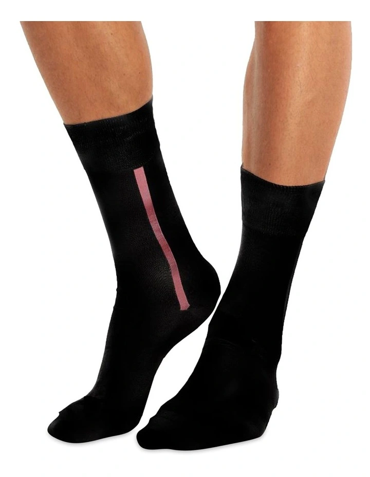 Men's Socks in Black 10 Pack