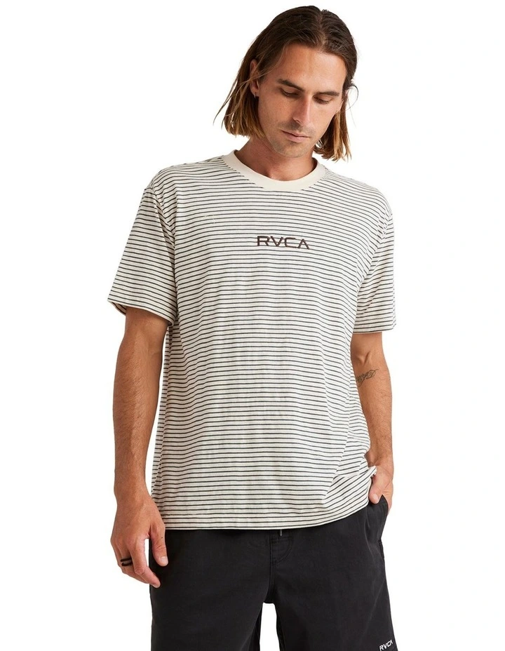 Corp Stripe T-shirt in Natural