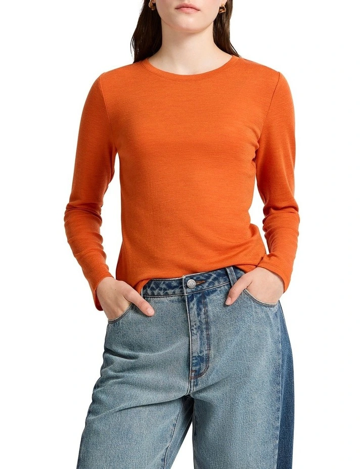 Joanne Babywool Top in Eclipse Melange