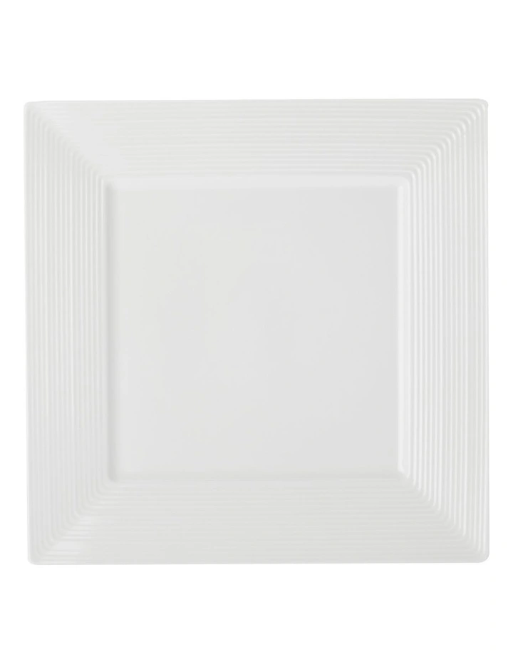 Casual White Evolve Square Dinner Plate 26cm