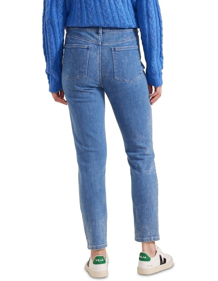 Slim Leg Jean in Denim Blue