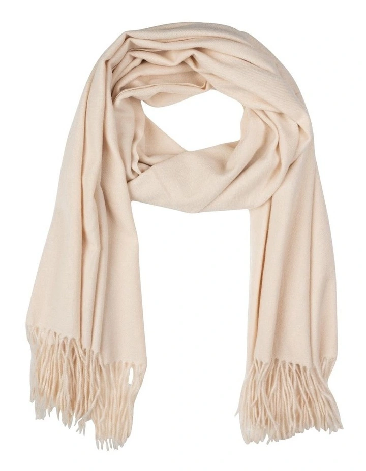 Classic Twill Scarf in Cream