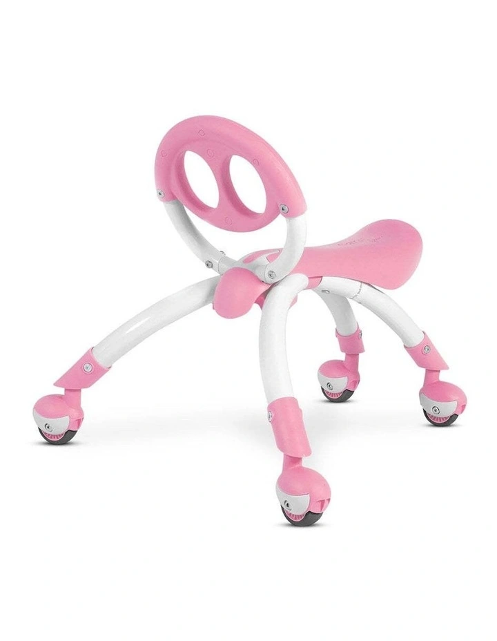Pewi Ride On Push Toy Kids 3y Walking Buddy in Pink