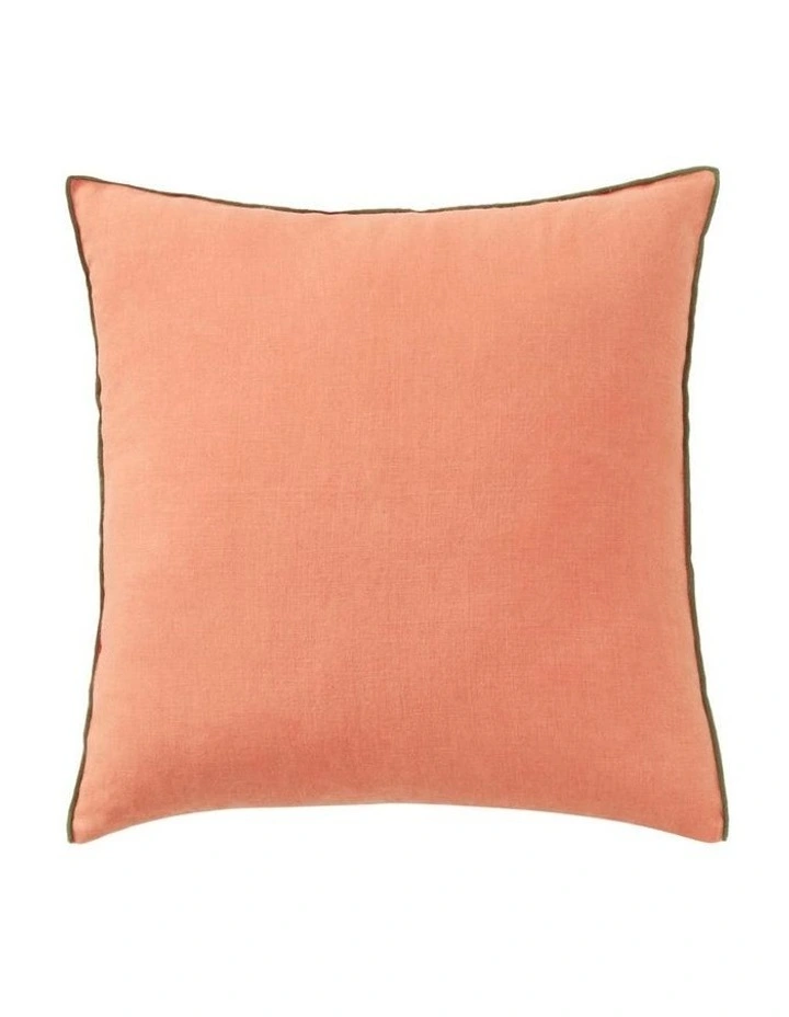 Ostan Square Cushion in Terracotta