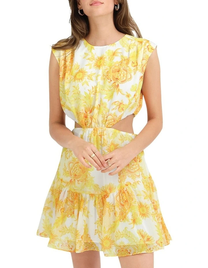 Lovesick Mini Dress In Yellow