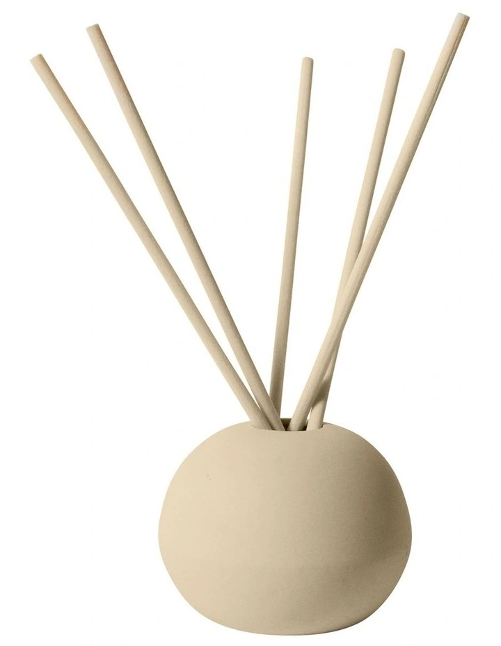 Life On Earth Acorn Diffuser with Pear & Fresia Scented Sticks in Putty