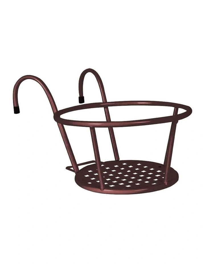 Flower Holder Hanging Pot Basket in Brown