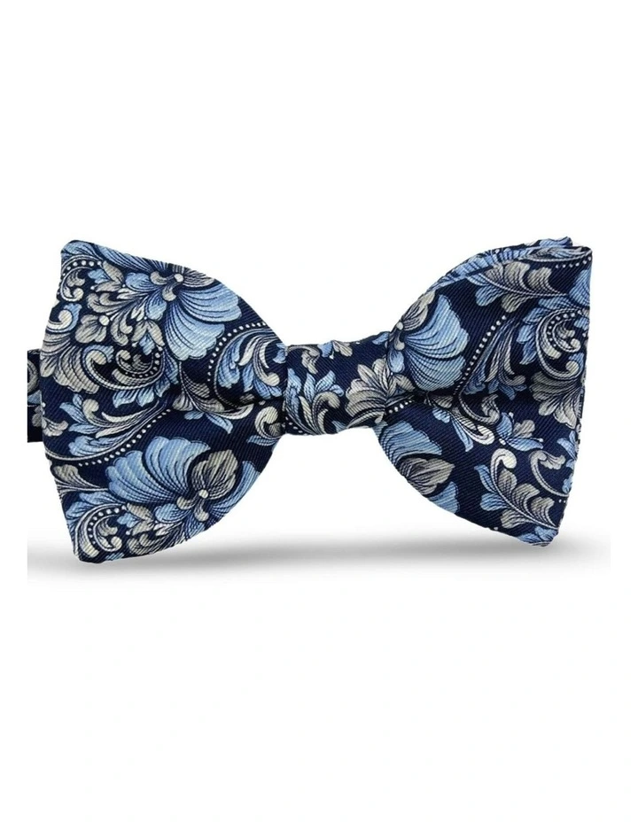 Kassel Floral Bow Tie in Blue