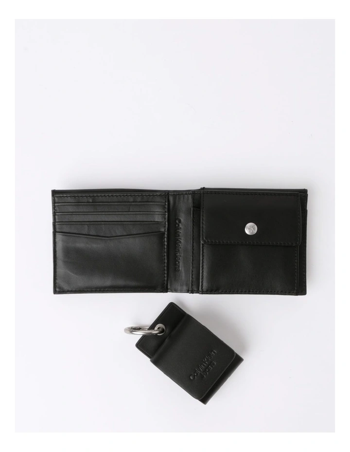 Gifting Bifold with Coin Wallt and Airpod Gift Pack in Black