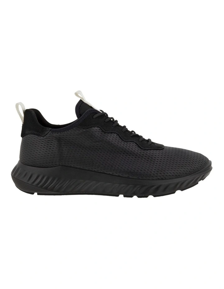 Ath-1f Leather Sneakers in Black