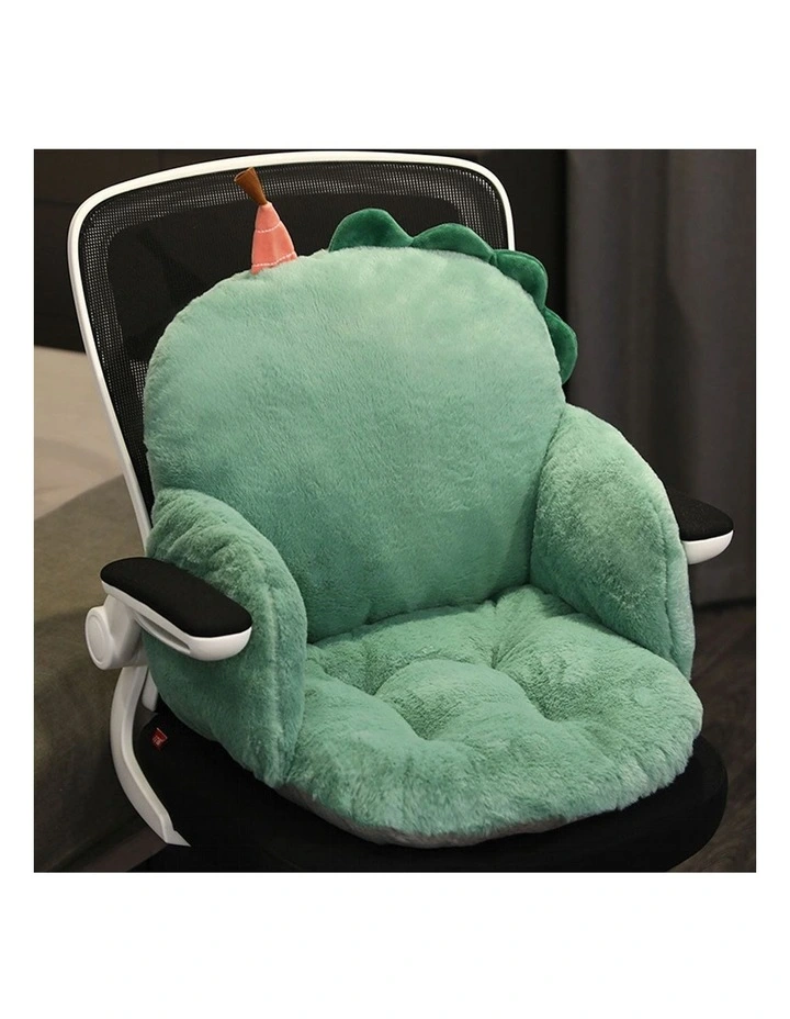 Dino Shape Cushion in Green