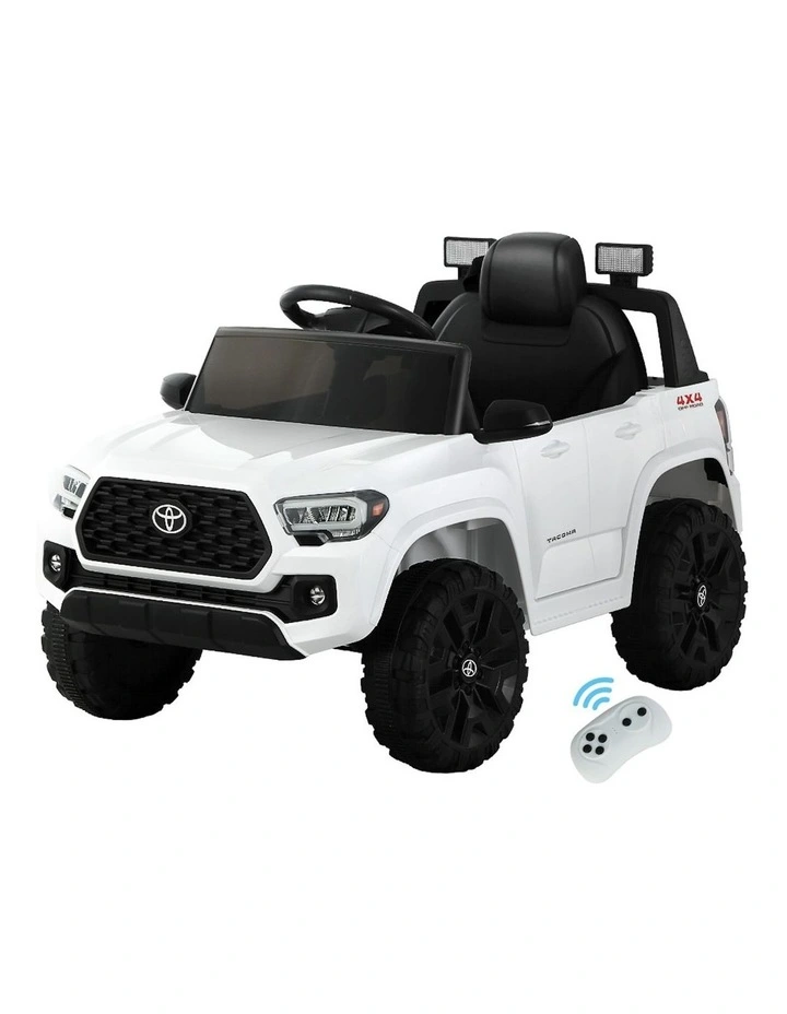Kids Tacoma Off Road Ride On Car White