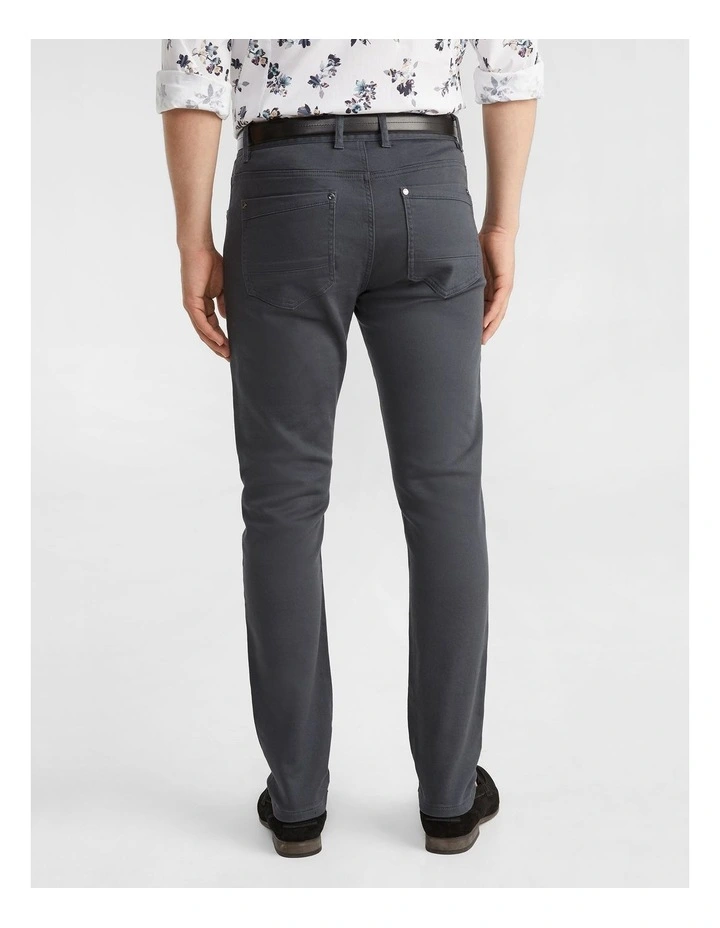 Nicol Skinny Chinos in Charcoal