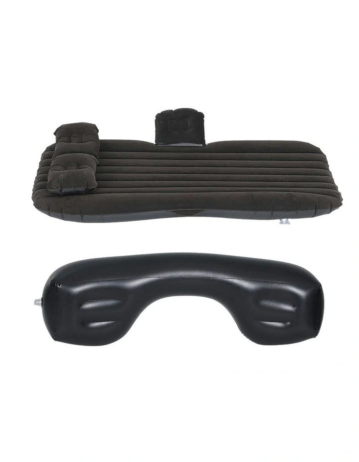 Inflatable SUV Back Seat Car Mattress 134x78 in Black