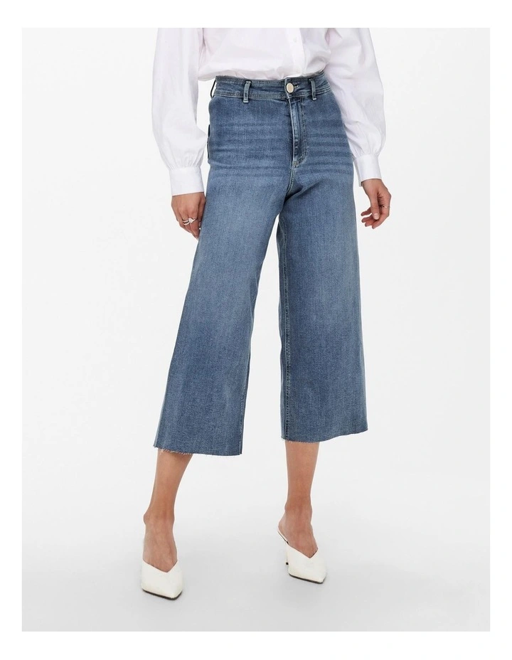 Sylvie High Waisted Denim Jeans in Indigo