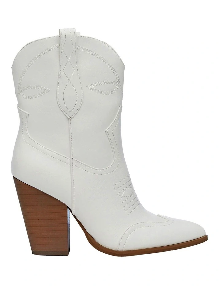 Tammy Western Boots in White